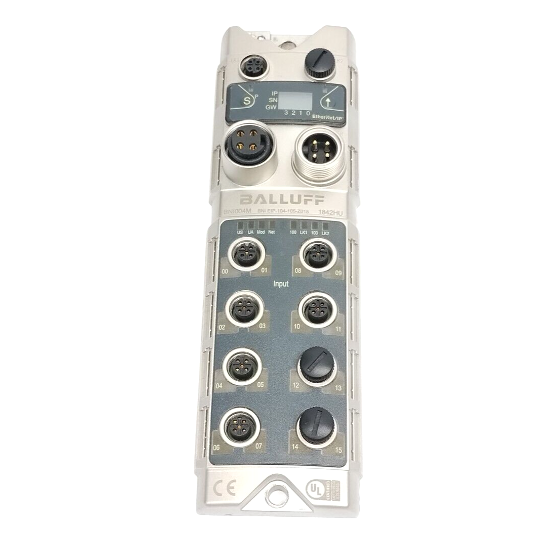 Balluff BNI004M Network Block For EtherNet/IP BNI EIP-104-105-Z015 - Maverick Industrial Sales