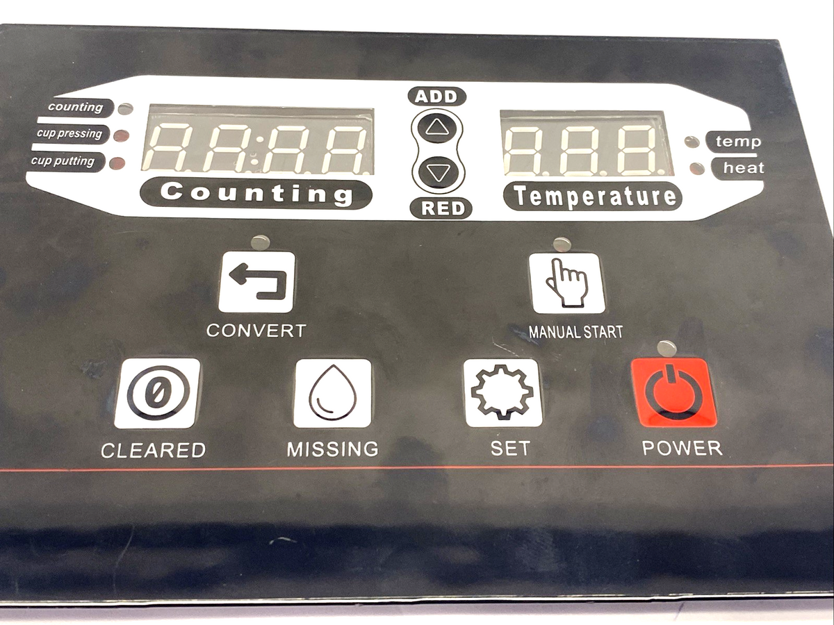 26CSM005-FAUTO-06 | VEVOR User Controls Interface/Panel For Automatic Sealer 450W - Used - Maverick Industrial Sales