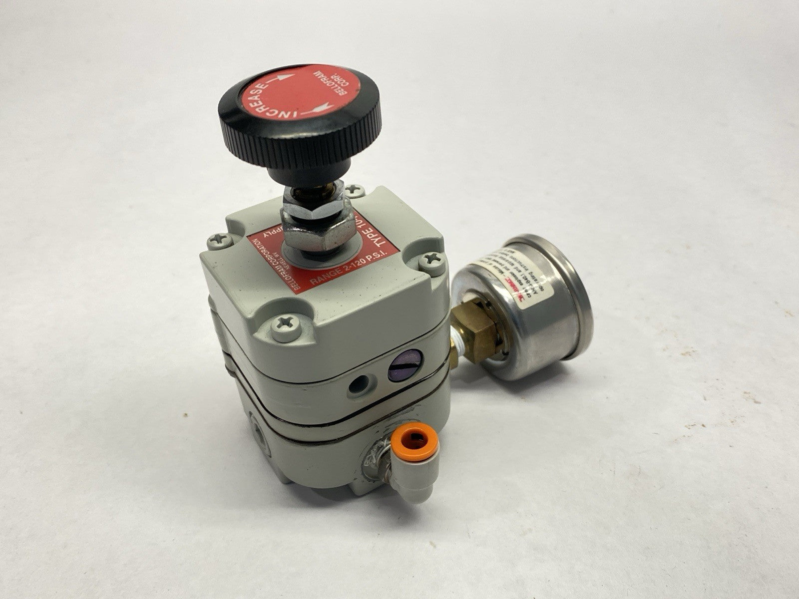 Type 10-HR | BelloFram High Relief Capacity Precision Regulator 1/4" - Used - Maverick Industrial Sales