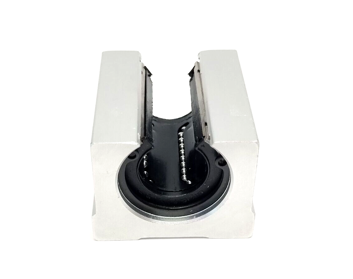 LM20UUOP Block Style Linear Bearing, Open Sliding Linear Motion Bearing, 20mm - Maverick Industrial Sales