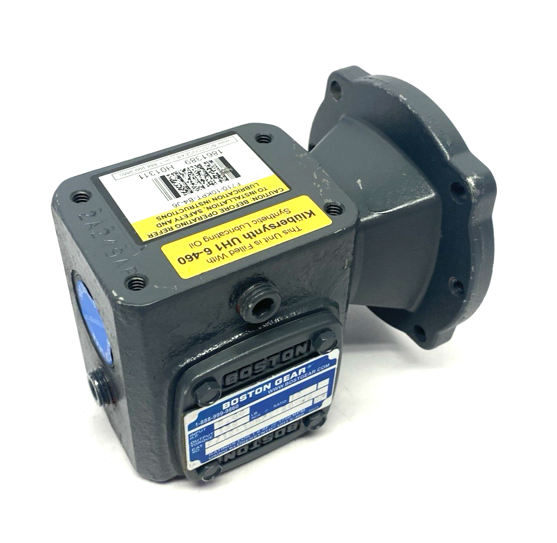 Boston Gear F710-10KPT-B4-J6 Worm Gear Right Angle Gear Reducer 0.44 HP 10:1 Rat - Maverick Industrial Sales