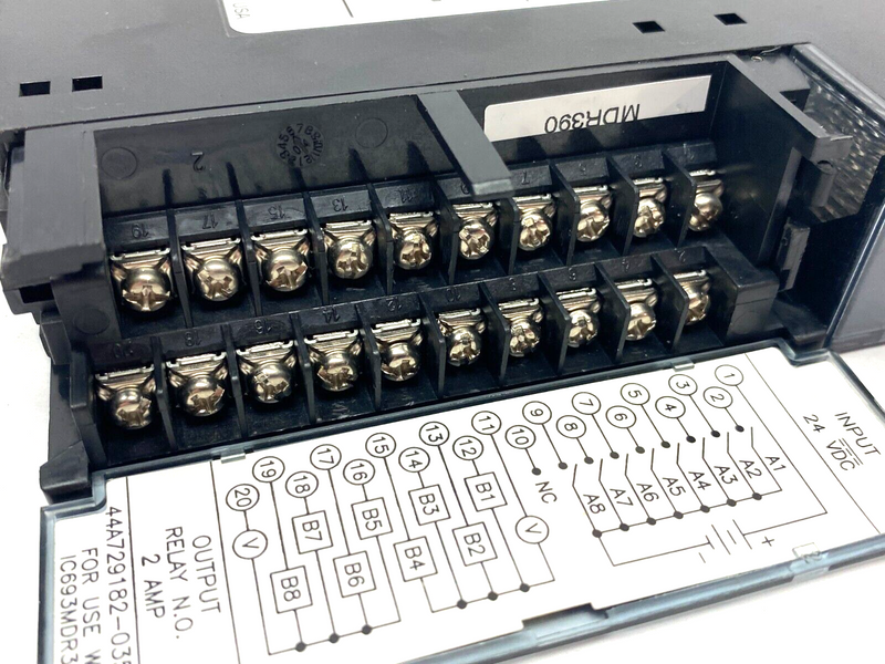 GE Fanuc IC693MDR390C Mixed I/O Relay Module 8-Point 24VDC - Maverick Industrial Sales