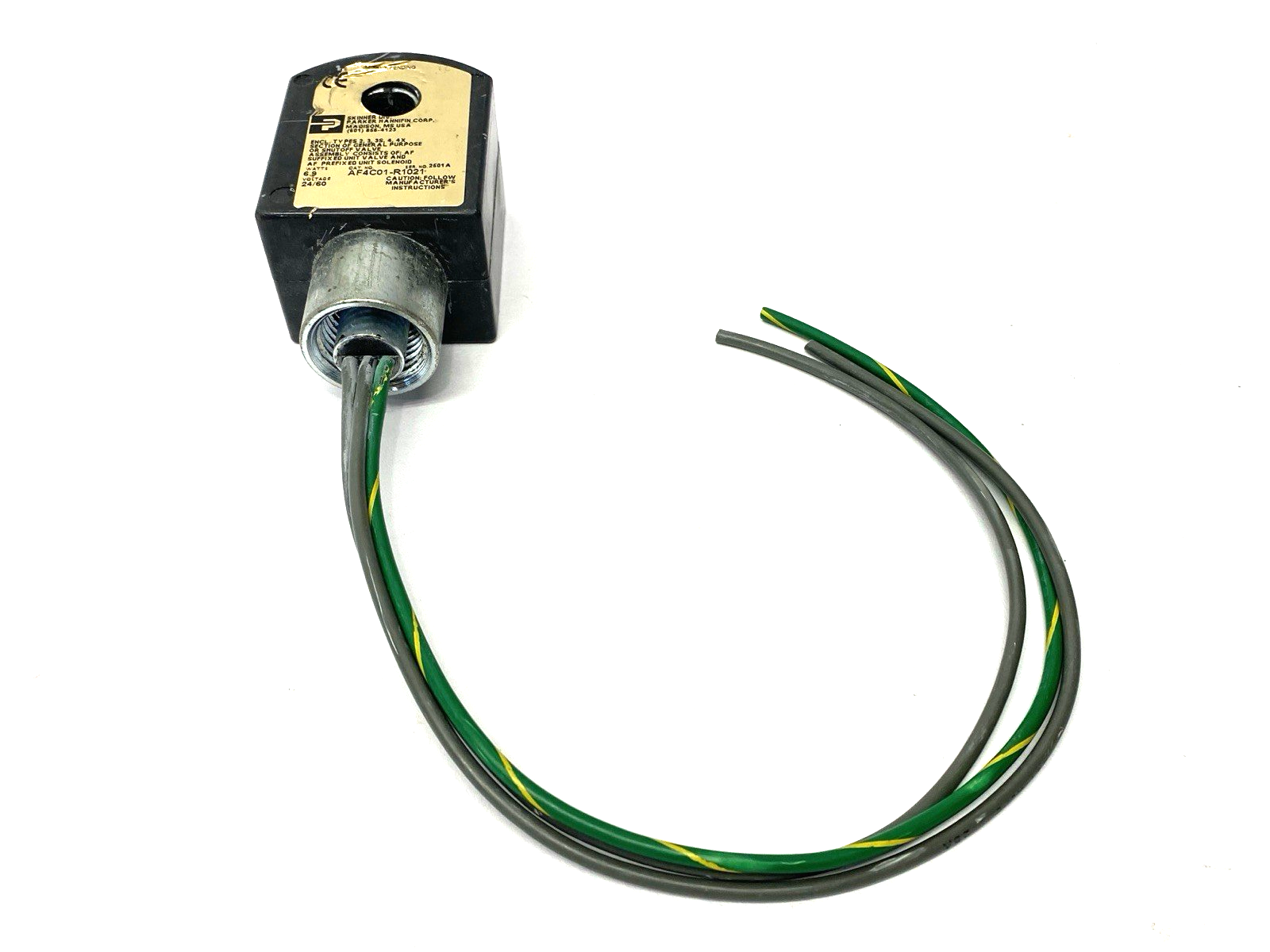 Parker AF4C01-R1021 Solenoid Valve Coil 24/60V 6.9W - Maverick Industrial Sales
