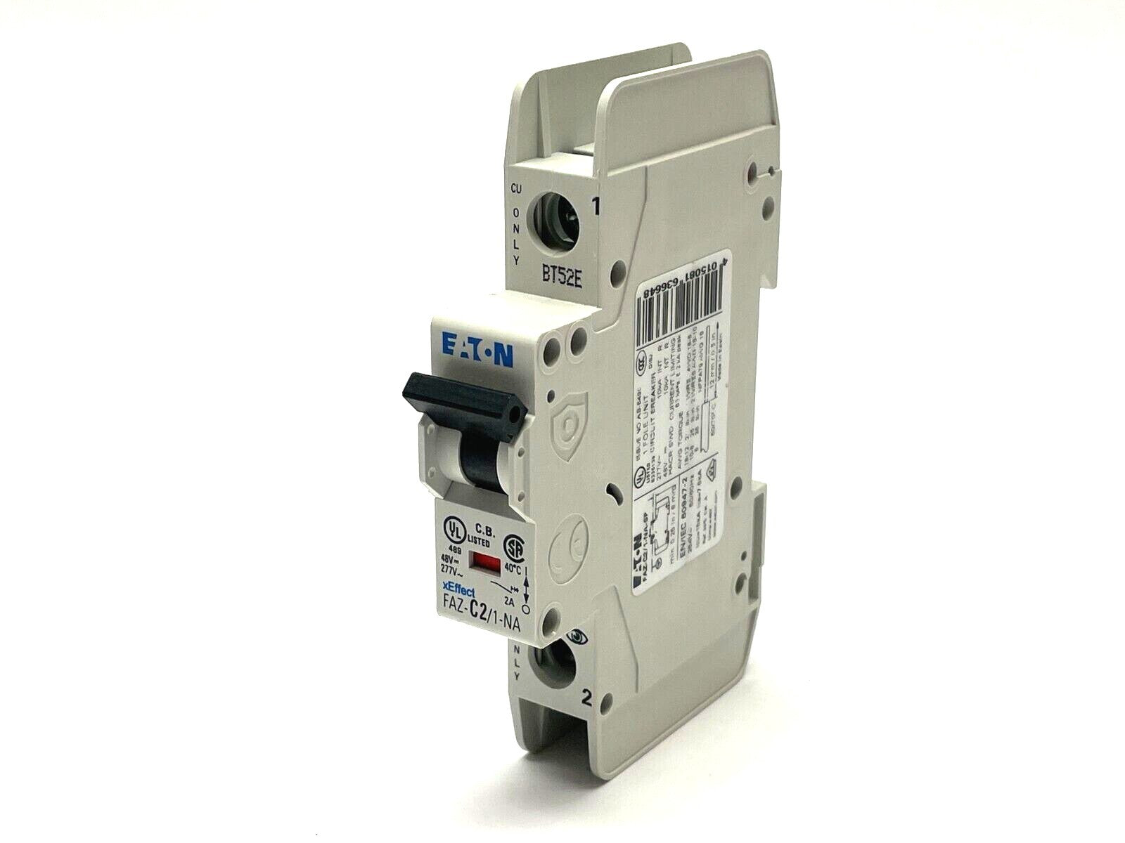 Eaton FAZ-C2/1-NA-SP Circuit Breaker 2A 1-Pole 277VAC - Maverick Industrial Sales