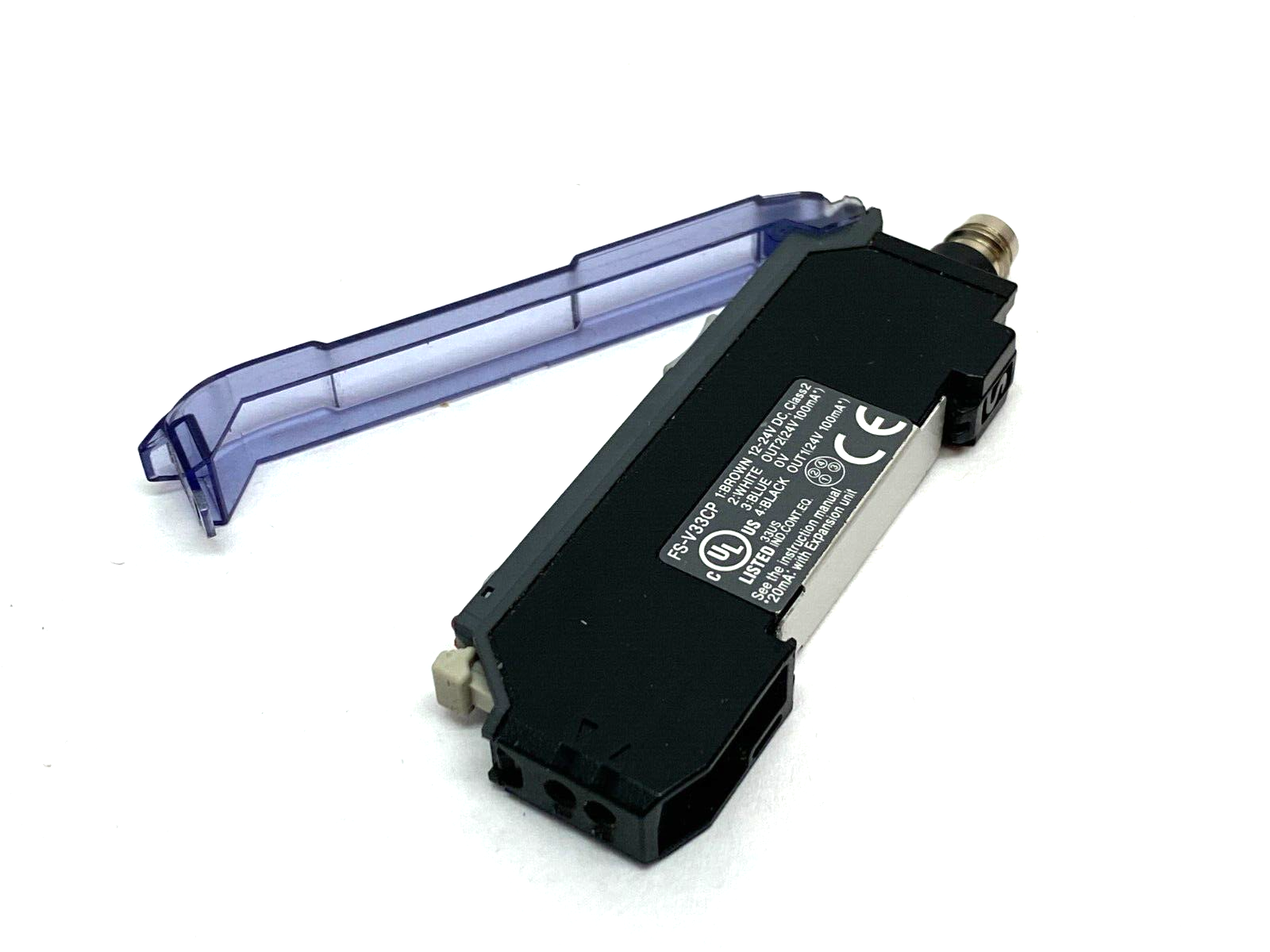 Keyence FS-V33CP Fiber Optic Sensor Amplifier Control Unit 12-24VDC - Maverick Industrial Sales