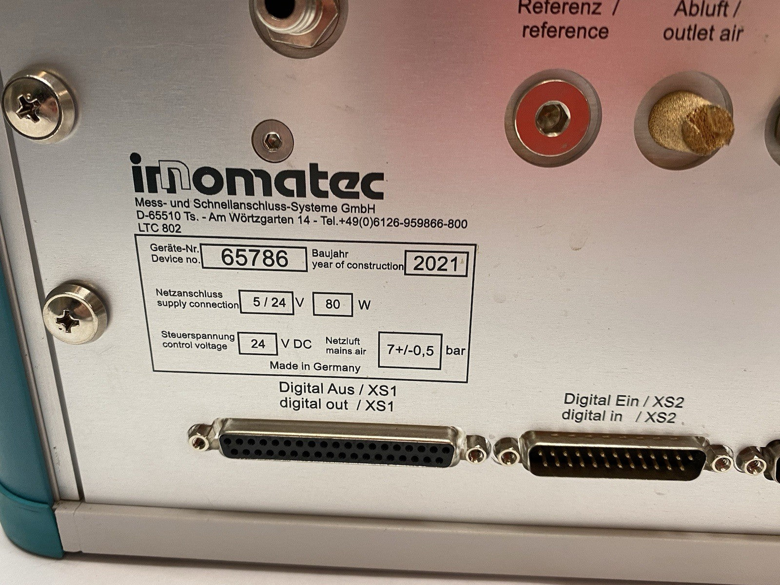 Innomatec LTC-802 Configurable Leak Test Computer, Single Channel, Kit - Maverick Industrial Sales