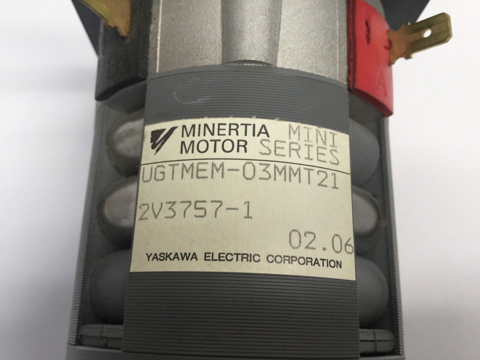 Yaskawa UGTMEM-03MMT21 Minertia Motor Mini Series 2V3757-1 02.06 - Maverick Industrial Sales