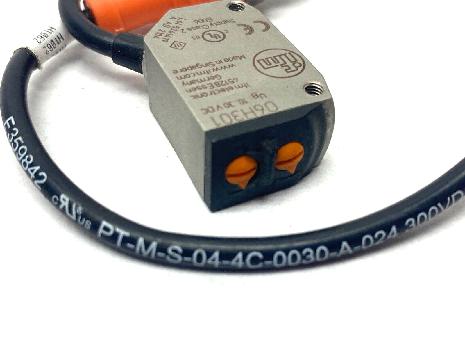 Ifm O6H301 Diffuse Reflection Sensor w/ Background Suppression O6H-FPKG/0,30m/US - Maverick Industrial Sales