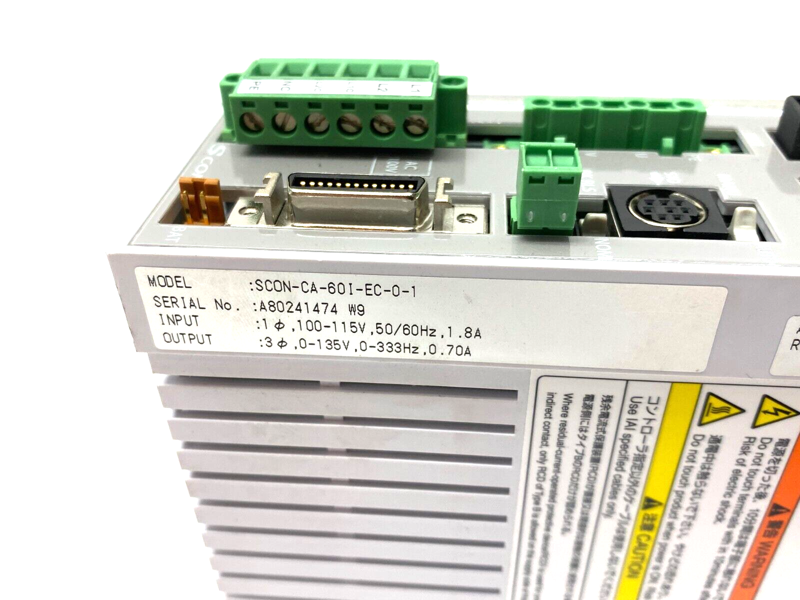 IAI SCON-CA-60I-EC-0-1 Actuator Logic Controller 100-115V, 1.8A Input - Maverick Industrial Sales