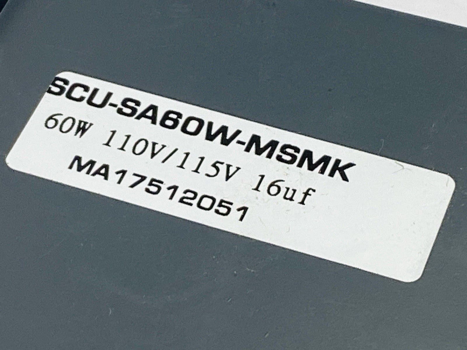 LIMING Motor CM091G60SAFV-MSMK Motor 60W w/ SCU-SA60W-MSMK Variable Controller - Maverick Industrial Sales
