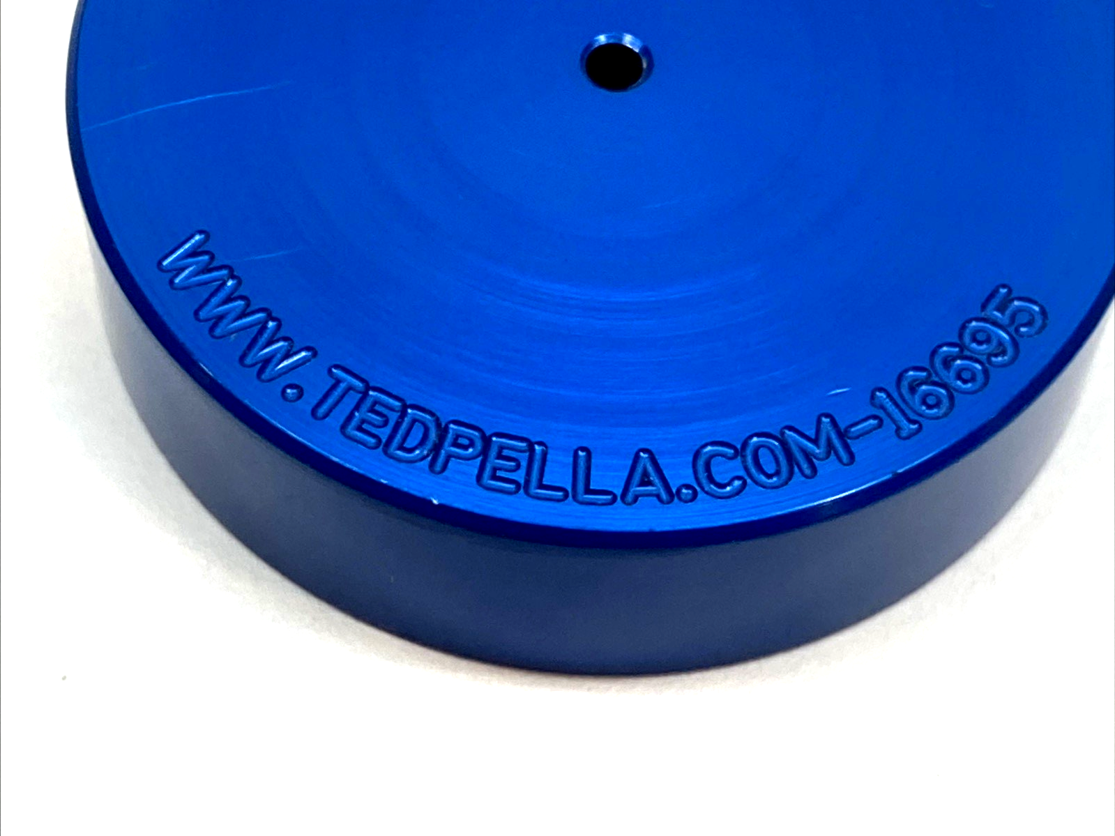 16695 | Ted Pella PELCO SEM Pin Mount Support Block, Solid Aluminum - Used - Maverick Industrial Sales