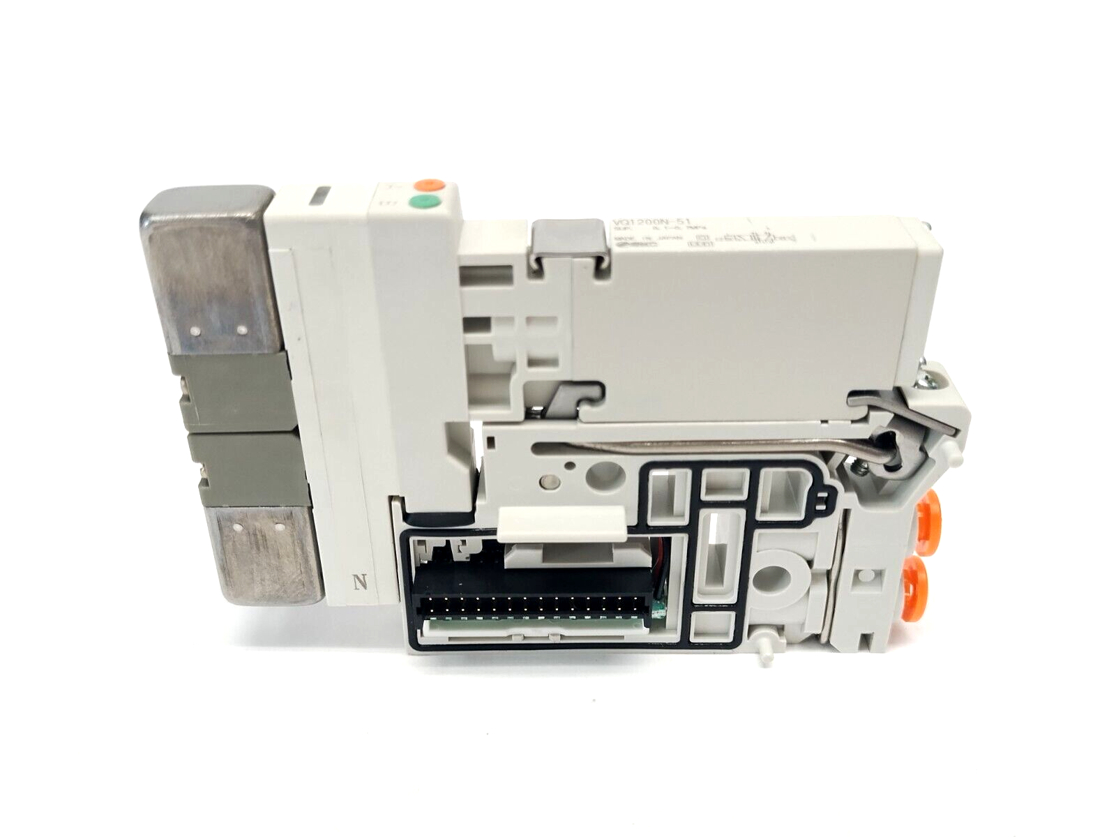 VQ1200N-51 | SMC Solenoid Valve 5-Port 2-Position Double 24VDC w/ Block Base - Used - Maverick Industrial Sales