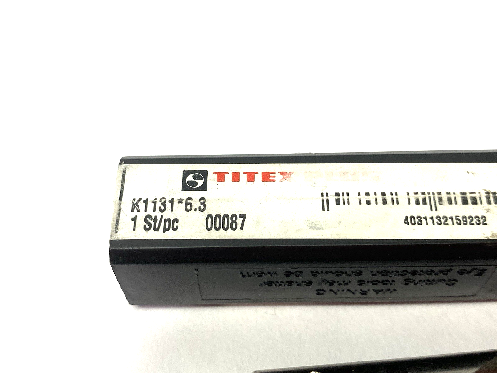 K1131-6.3 | Walter Titex Center Dill, Left Hand, 6.3mm Tip Dia. 60° - New – Open box - Maverick Industrial Sales