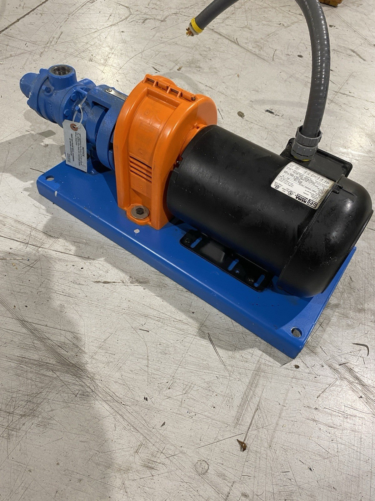 G4124A | Viking Rotary Gear Pump with WEG 00118ET3E143T-S 230/460V 3PH 8 GPM - Used - Maverick Industrial Sales