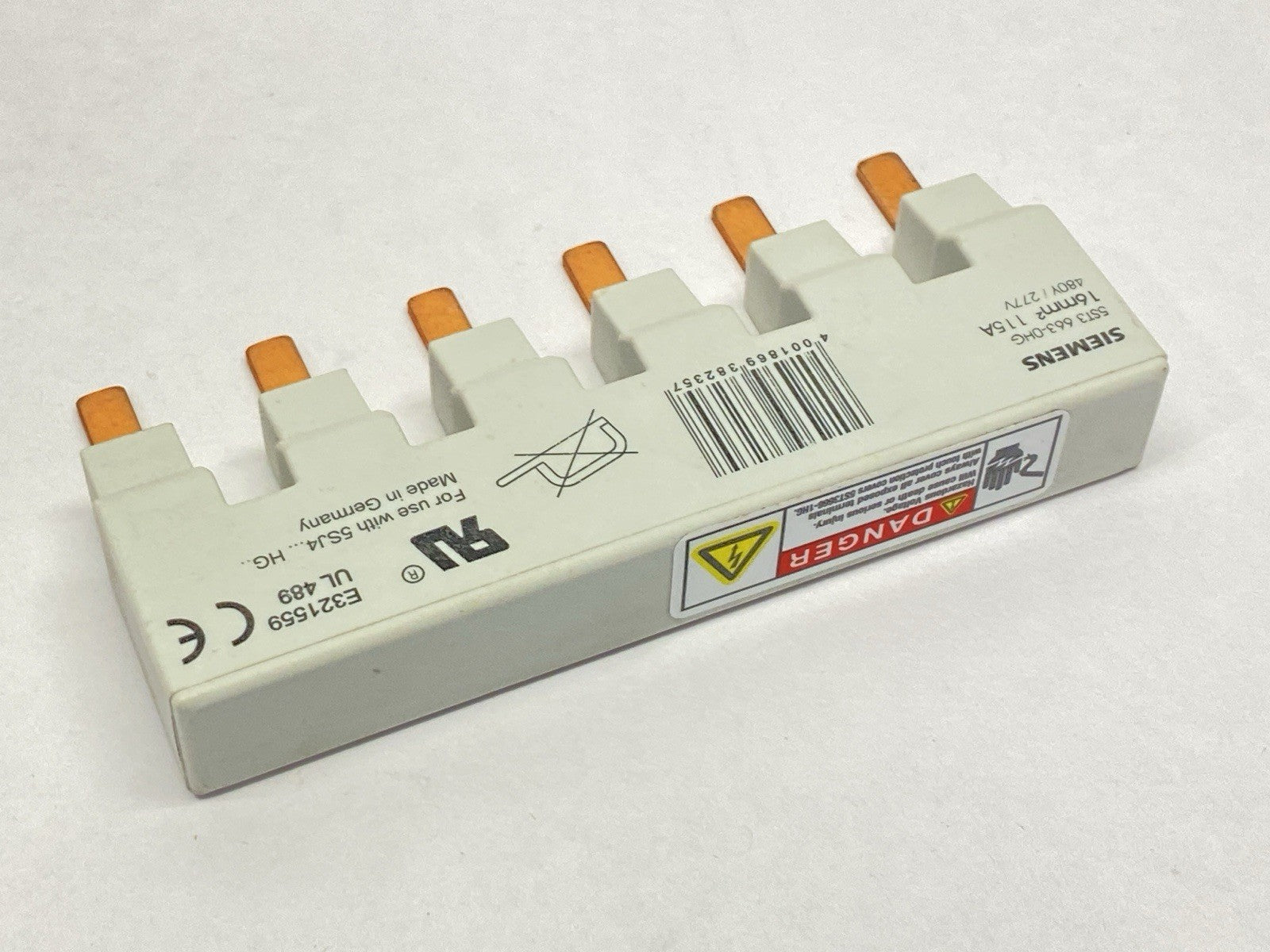 5ST3 663-0HG | Siemens Busbar 6x1 115A 480Y/277V - New – Open box - Maverick Industrial Sales