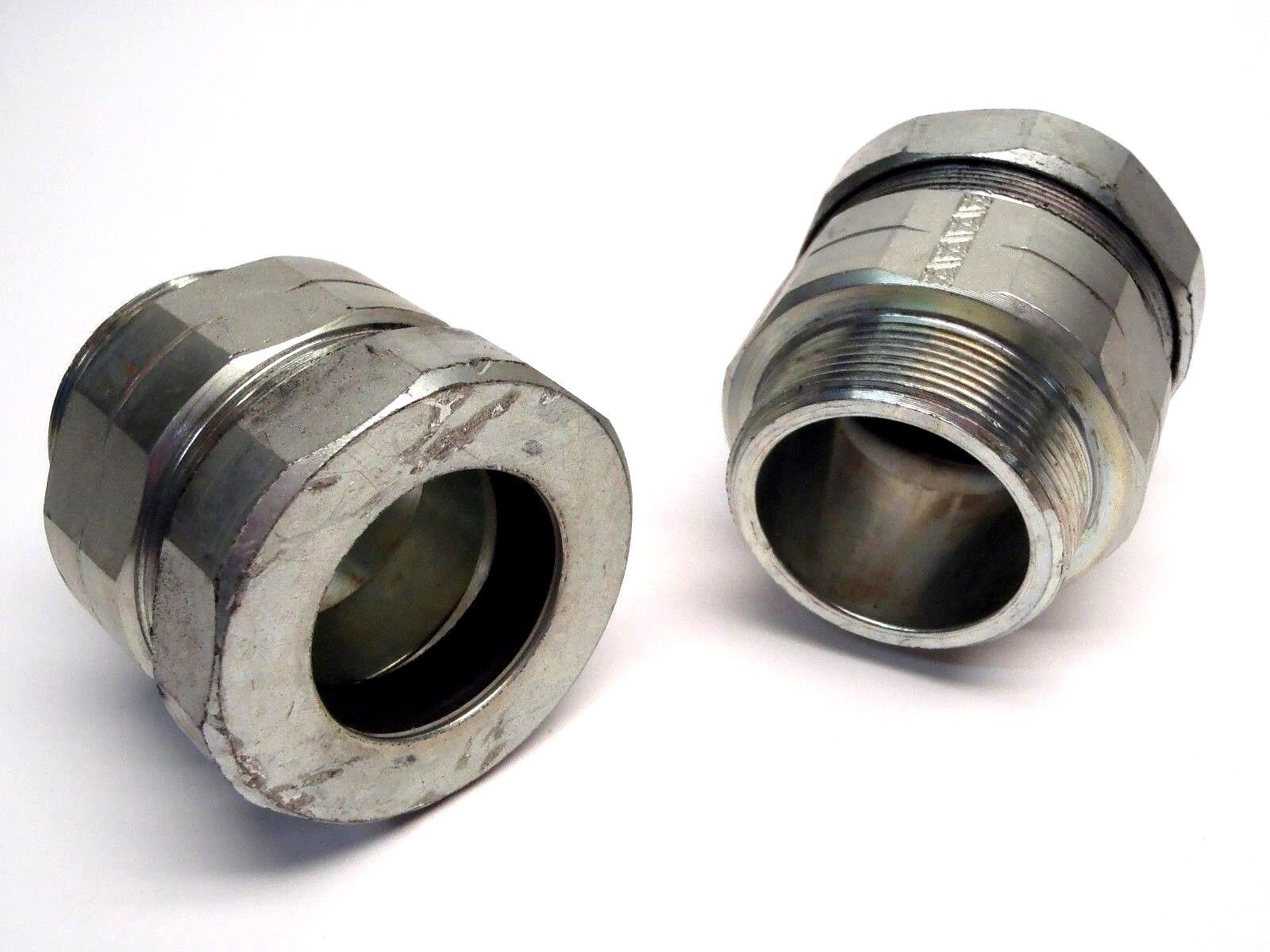Appleton 2-1/4 Inch Small OD Liquidtight Connectors Large 2-3/4 Inch OD LOT OF 2 - Maverick Industrial Sales