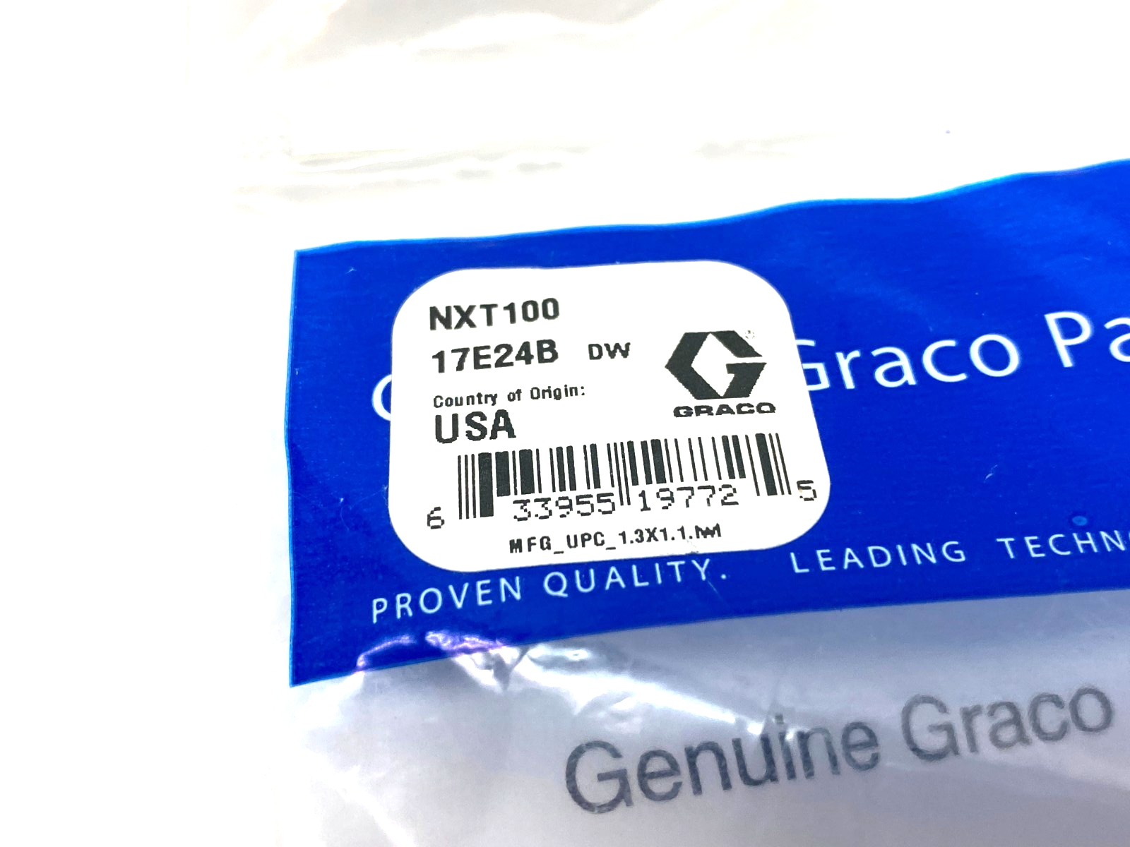 Graco NXT100 Replacment Poppet for NXT Air Motors - Maverick Industrial Sales