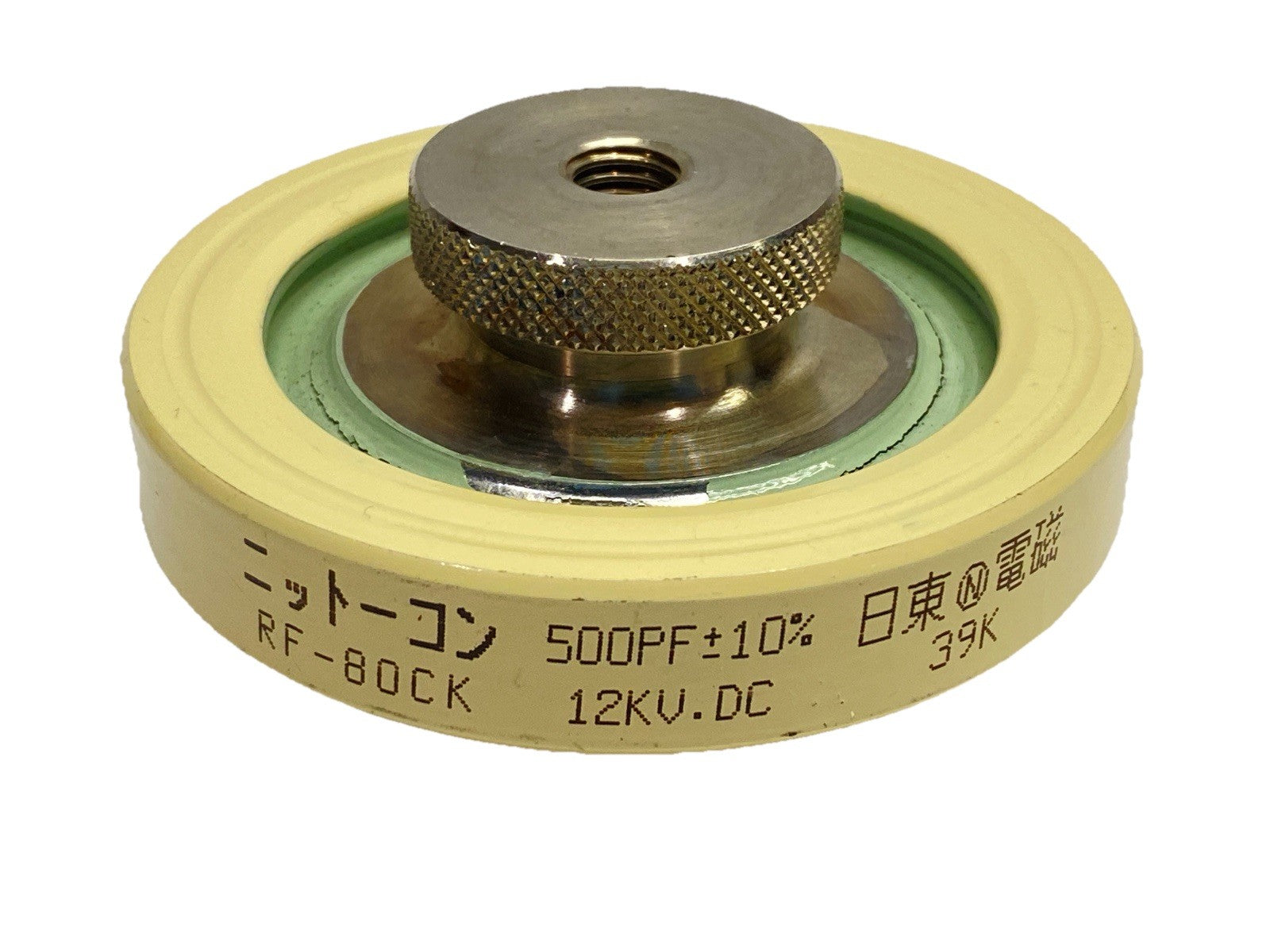 RF-80CK | Ceramic Capacitor 500PF 12KVDC - Used - Maverick Industrial Sales
