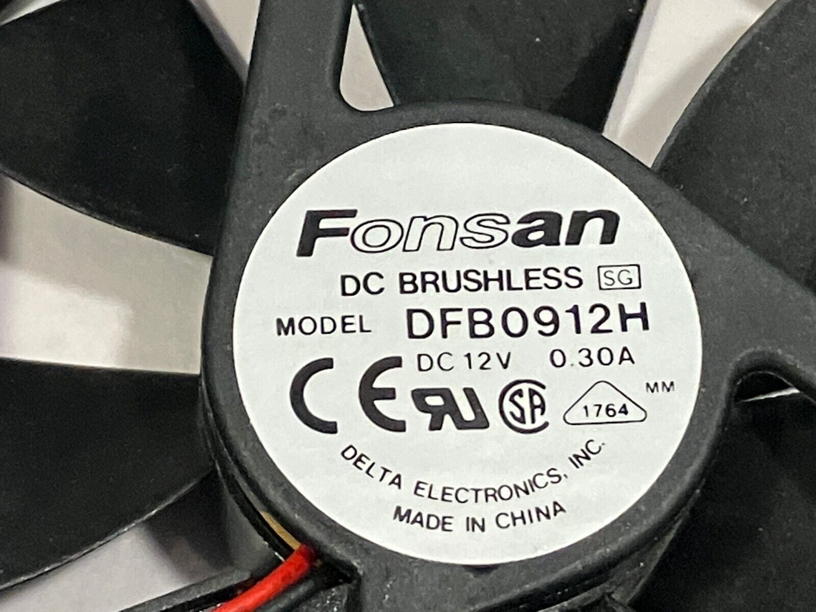 Fonsan DFB0912H DC Brushless Fan 12V 0.3A - Maverick Industrial Sales