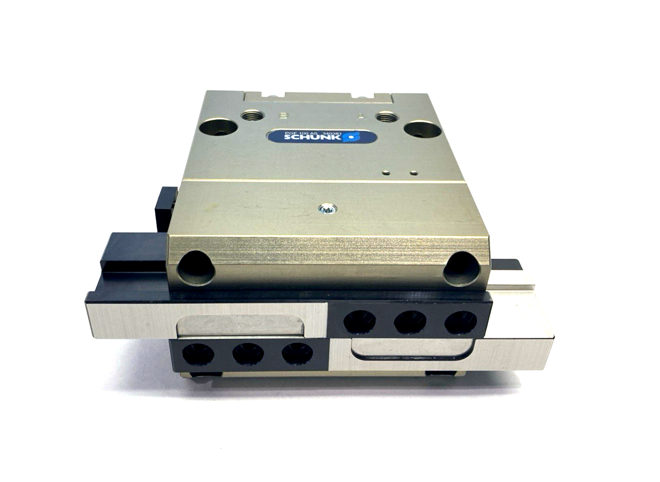 Schunk PGF 100-AS Universal Gripper, Size 100 23.5mm Stroke Per Jaw 1150N 340381 - Maverick Industrial Sales