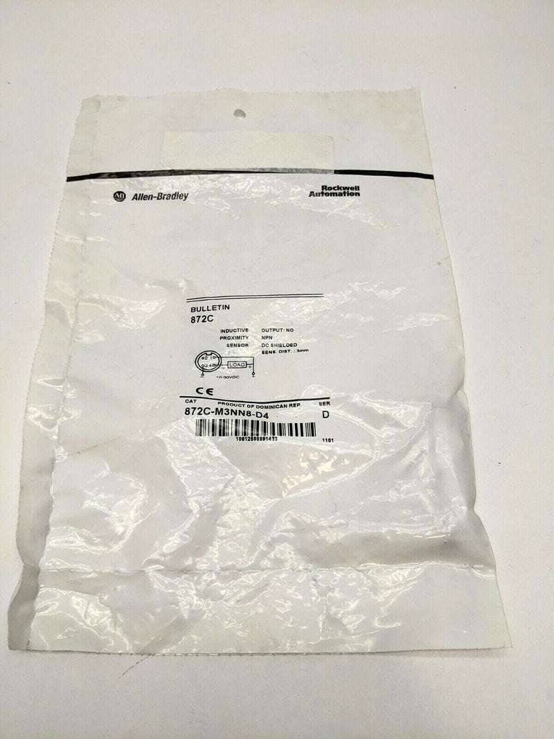 Allen Bradley 872C-M3NN8-D4 Ser D Inductive Proximity Sensor - Maverick Industrial Sales