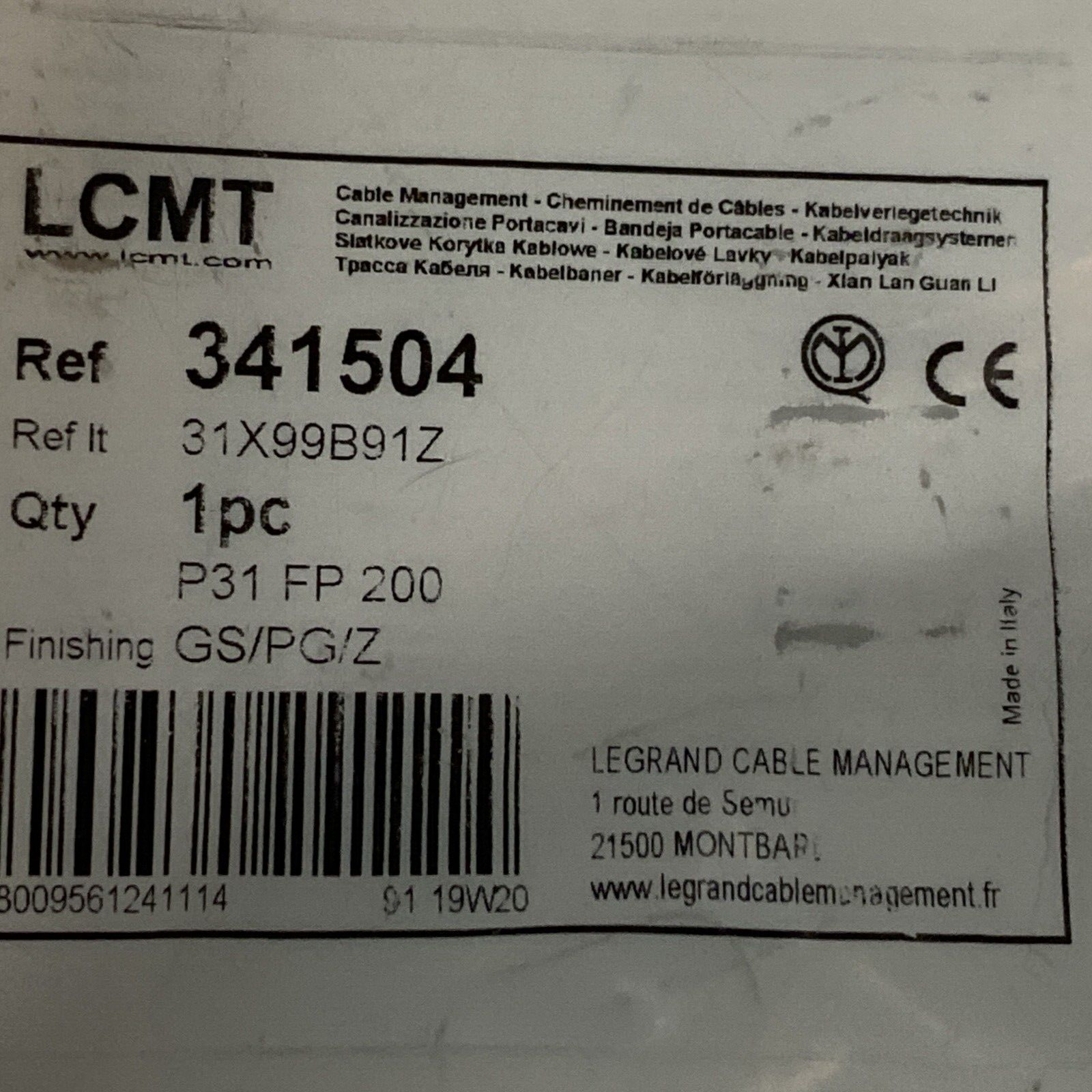 Legrand 341504 Linear Strip 31X99B91Z P31 FP 200 - Maverick Industrial Sales