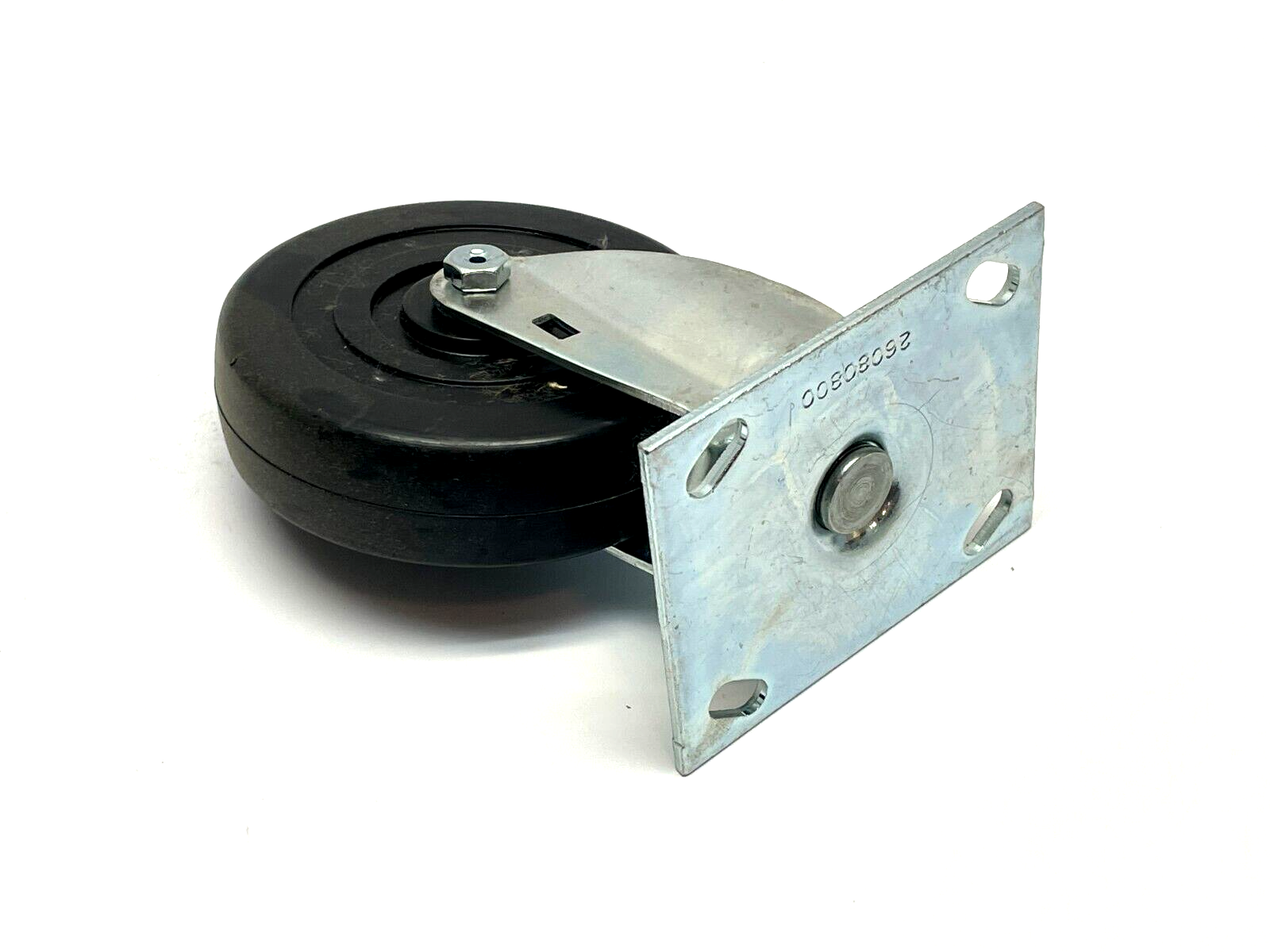 Wagner Swivel Caster 5" Diameter 4-5/8" x 3-3/4" Mounting Plate LOT OF 3 - Maverick Industrial Sales