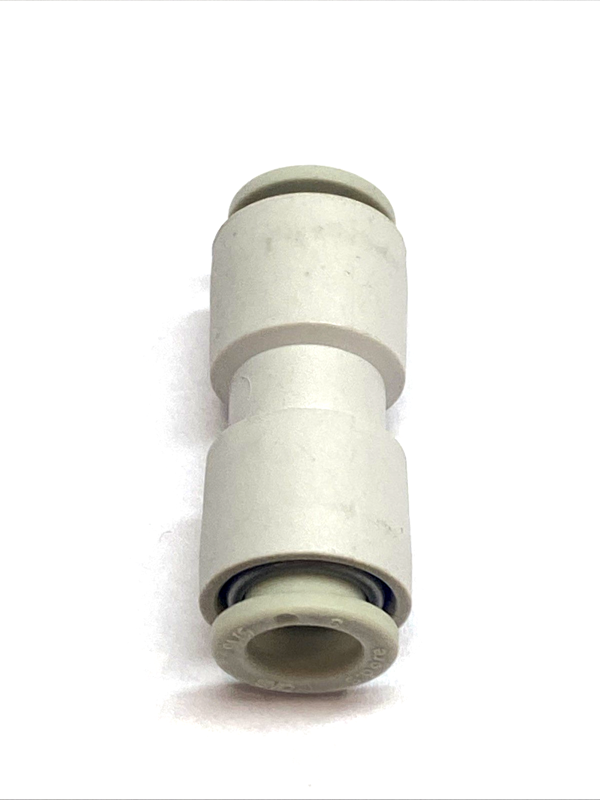 KQ2H08-00A | SMC Straight Union 8mm Tube - One-Touch Pneumatic Fitting LOT OF 2 - Used - Maverick Industrial Sales