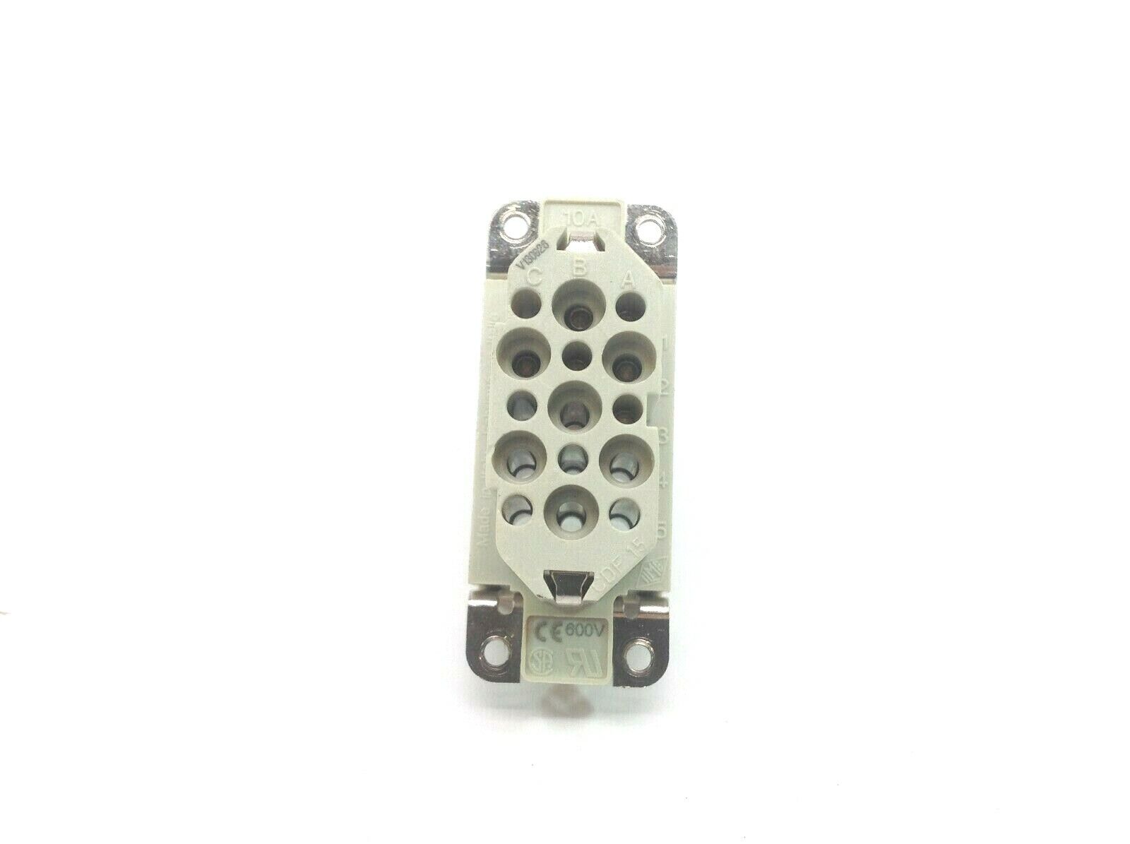 ILME CDF-15 Rectangular Connector 15 Pole Female Crimp Connector - Maverick Industrial Sales