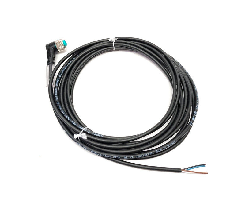 Pepperl+Fuchs V1-W-BK5M-PUR-U Cordset, Female Right Angle M12 4-Pin 5m, 217482 - Maverick Industrial Sales