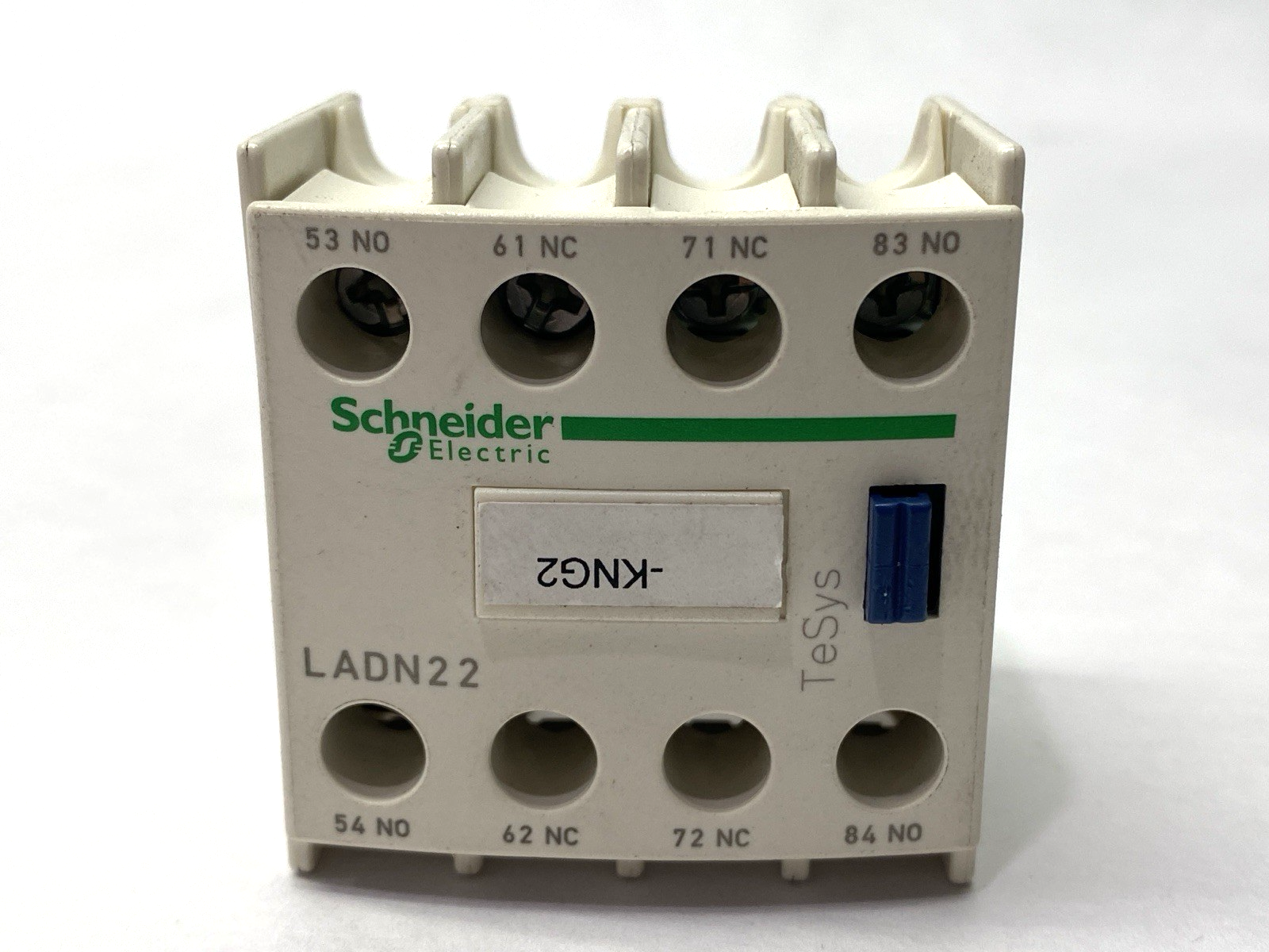 Schneider Electric LADN22 TeSys Deca Auxiliary Contact Block 2 NO + 2NC 690V 10A - Maverick Industrial Sales