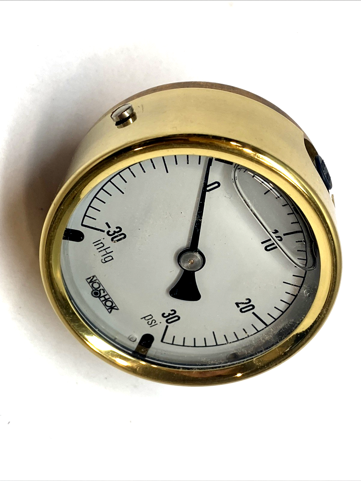 25-310-30inHG/30PSI | Noshok 2.5" Liquid Filled Gauge -30inHg to 30 PSI - New – Open box - Maverick Industrial Sales