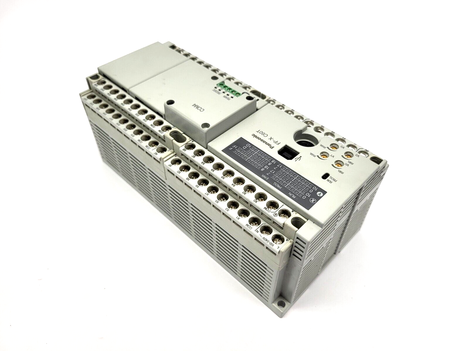 Panasonic AFPX-C60T FP-X C60T Control Unit Version 2.7 w/ AFPX-COM4 - Maverick Industrial Sales