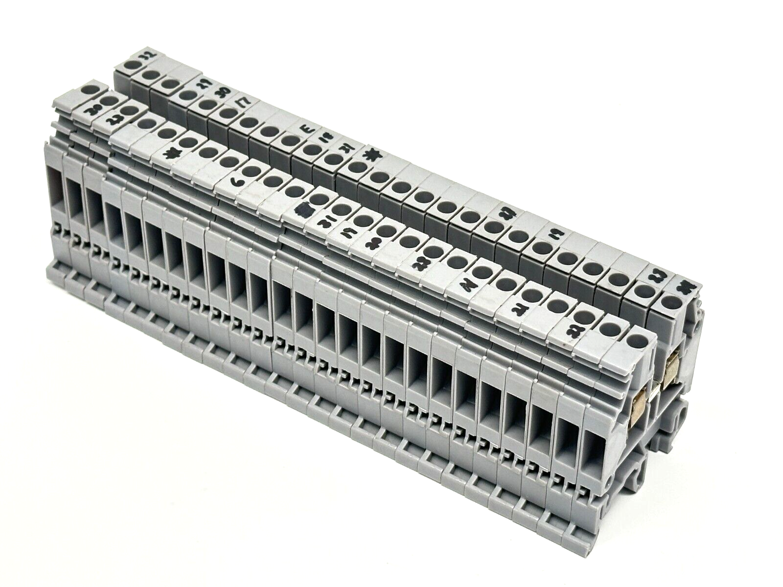 Entrelec 1SNA115116R0700 M4/6 5116 Gray Terminal Block 4mm 800V LOT OF 25 - Maverick Industrial Sales