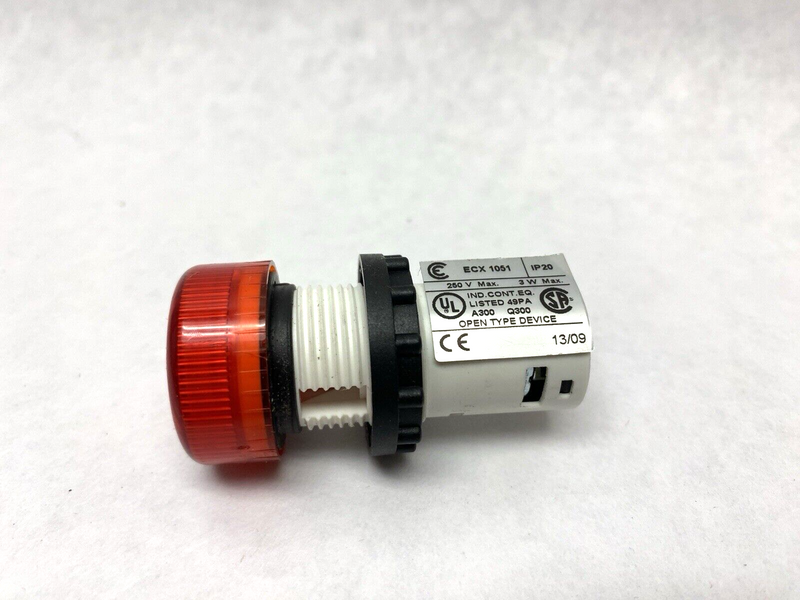 Automation Direct ECX1051-24 Incandescent Indicating Light RED 24V LOT OF 2 - Maverick Industrial Sales