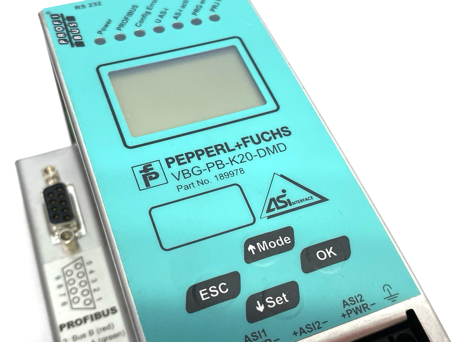 VBG-PB-K10-DMD | Pepperl+Fuchs ASI to Profibus Gateway, Double Master, 189978 - Used - Maverick Industrial Sales