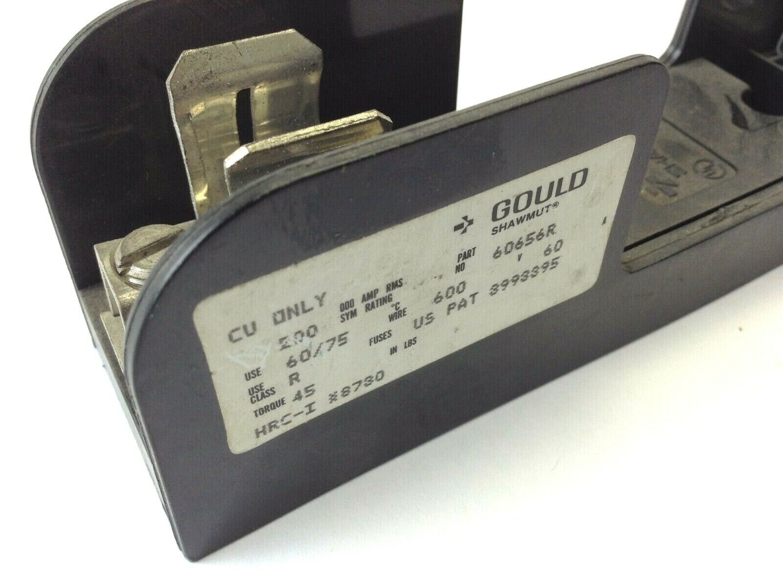 Gould Shawmut 60656R Fuse Holder 60A 600V - Used - Maverick Industrial Sales