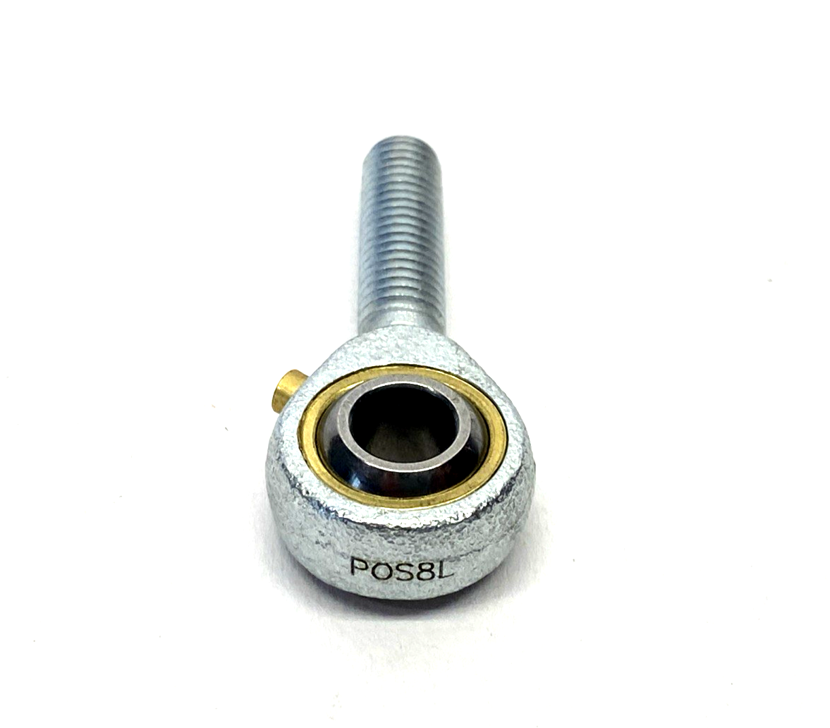 THK POS8L Male Thread Rod End Bearing M8 x 1.25 Thread 8mm Hole Dia. LOT OF 2 - Maverick Industrial Sales