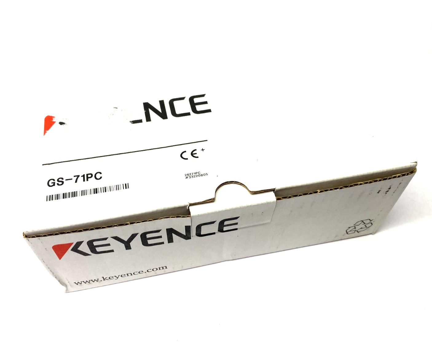 Keyence GS-71PC Power-to-Lock Safety Interlock Switch PNP M12 Connector - Maverick Industrial Sales