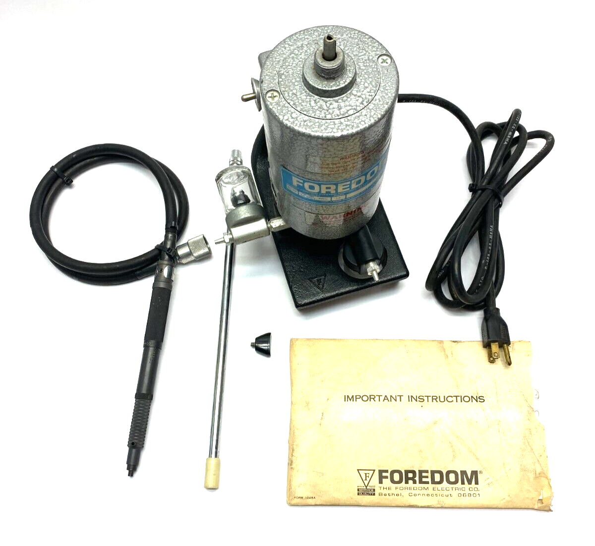 Foredom Electric SL 85 Series Power Screw Driver 110-130VAC 1.0A 60Hz - Maverick Industrial Sales