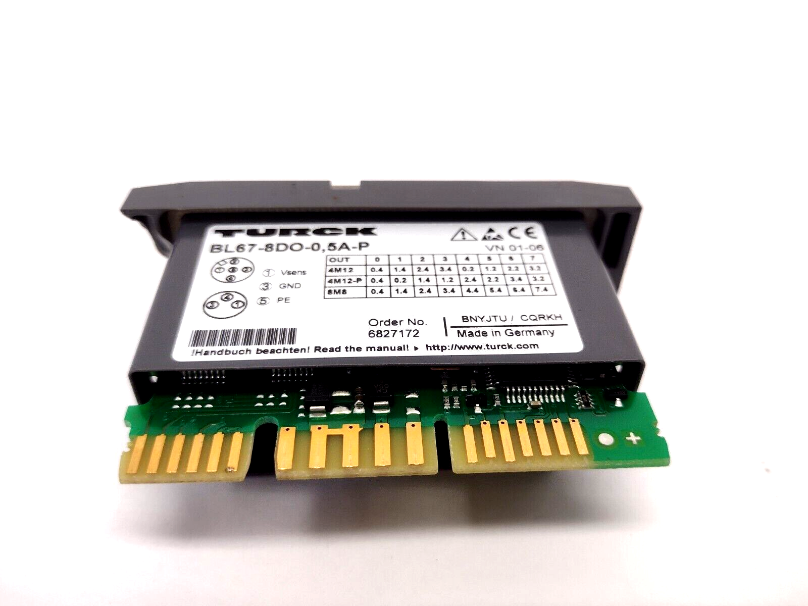 Turck BL67-8DO-0,5A-P Electronic Module, 8 Digital Outputs, PNP - Maverick Industrial Sales