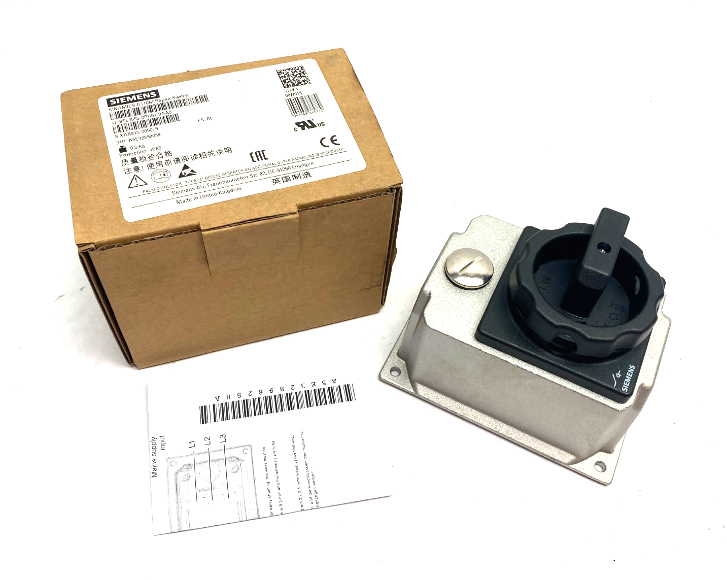 Siemens 6SL3555-0PR01-0AA0 SINAMICS G110M Repair Switch - Maverick Industrial Sales