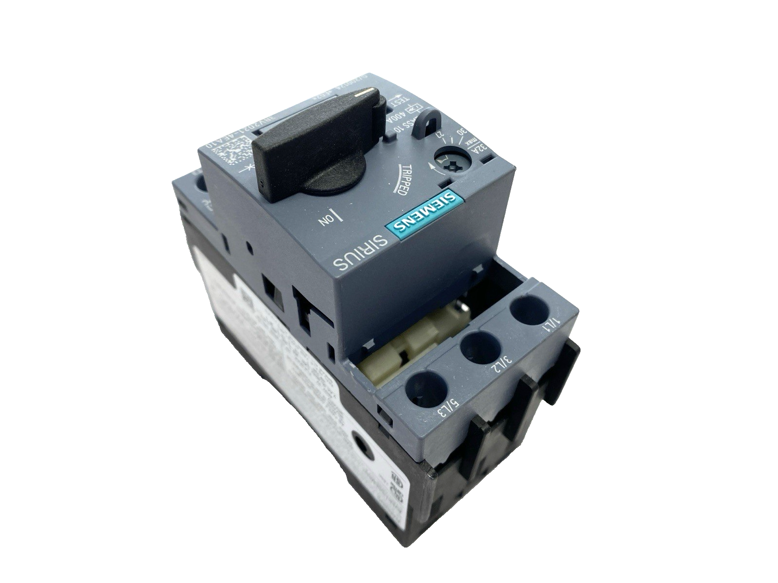 Siemens 3RV2021-4EA10 SIRIUS Selector Switch Circuit Breaker 27-32A DAMAGED - Maverick Industrial Sales