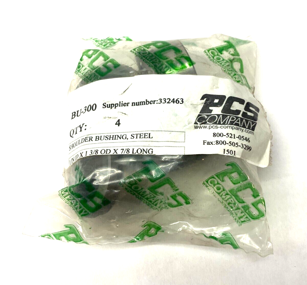 PCS Company BU-300 Hardened & Precision Ground Shoulder Bushing PKG OF 4 - Maverick Industrial Sales