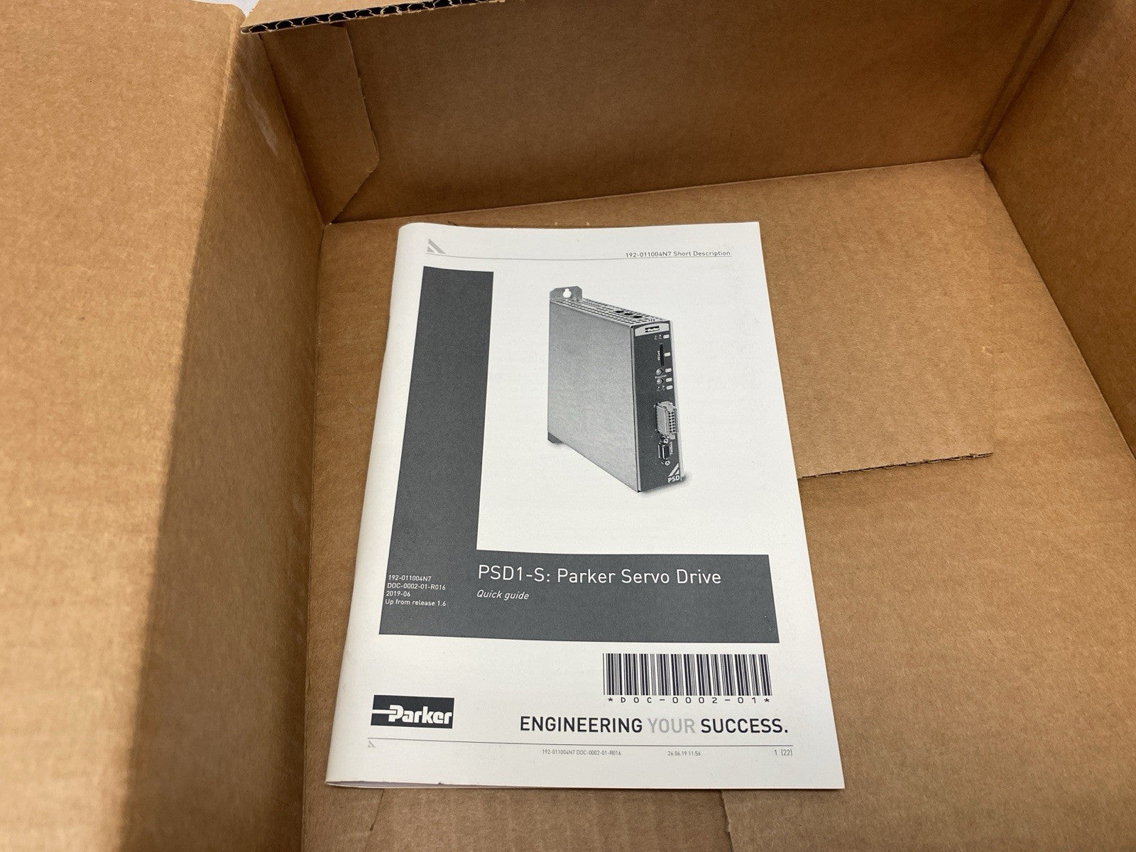 Parker PSD1SW1300B2100000 Servo Drive PSD1S, 230VAC 5A Hiperface Encoder 2/2022 - Maverick Industrial Sales