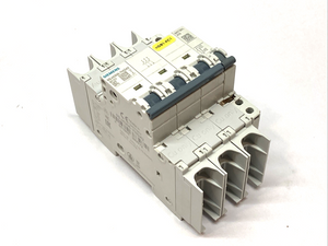 5SJ4306-7HG42 | Siemens  Miniature Circuit Breaker 3 Pole 6A 277/480V w/ 5ST3010 - Used