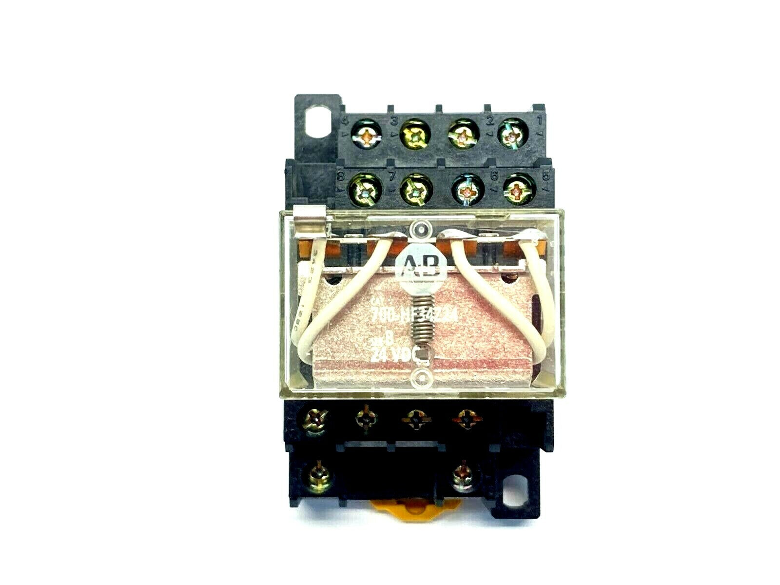 700-HN139,700-HF34Z24 | Allen-Bradley 700-HN139 Ser A Relay Base w/ 700-HF34Z24 Ser B Relay - Used - Maverick Industrial Sales