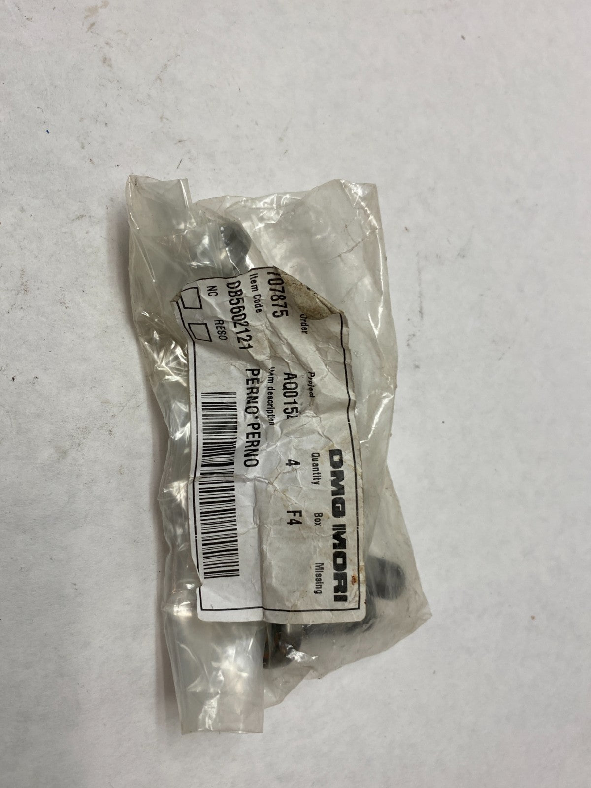 0B5602121 | DMG Mori Hardware Kit PKG OF 4 - New - New - Maverick Industrial Sales