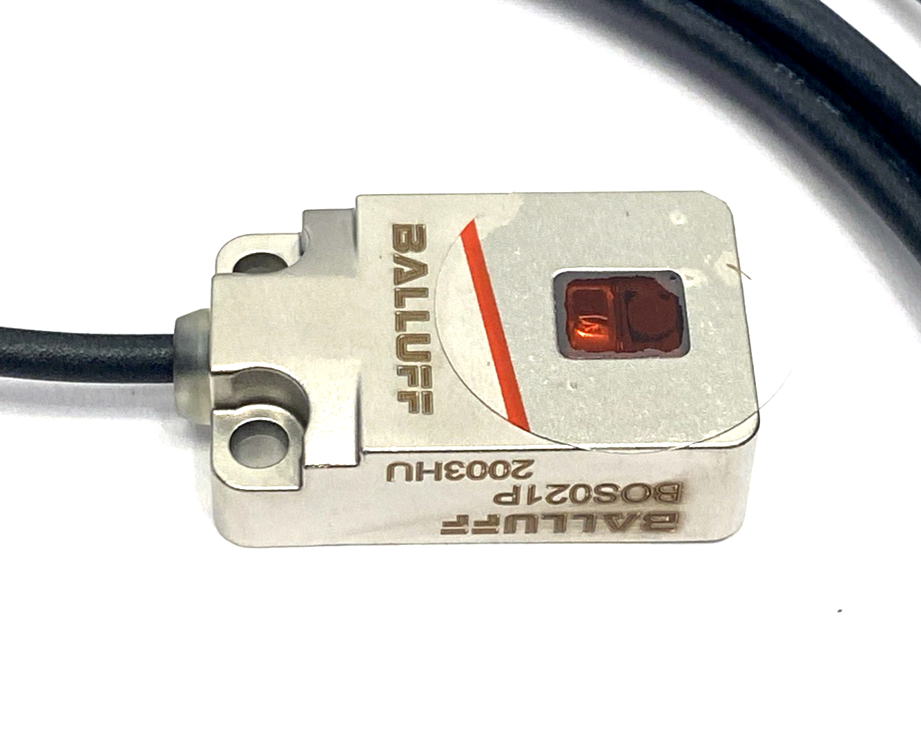 Balluff BOS021P Cubical Through-Beam Photoelectric Sensor BOS R01E-PS-KE20-02 - Maverick Industrial Sales