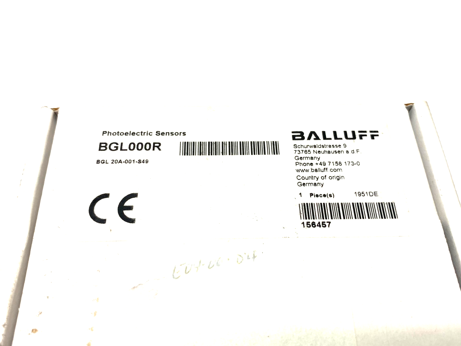 Balluff BGL000R Photoelectric Fork Sensor BGL 20A-001-S49 - Maverick Industrial Sales